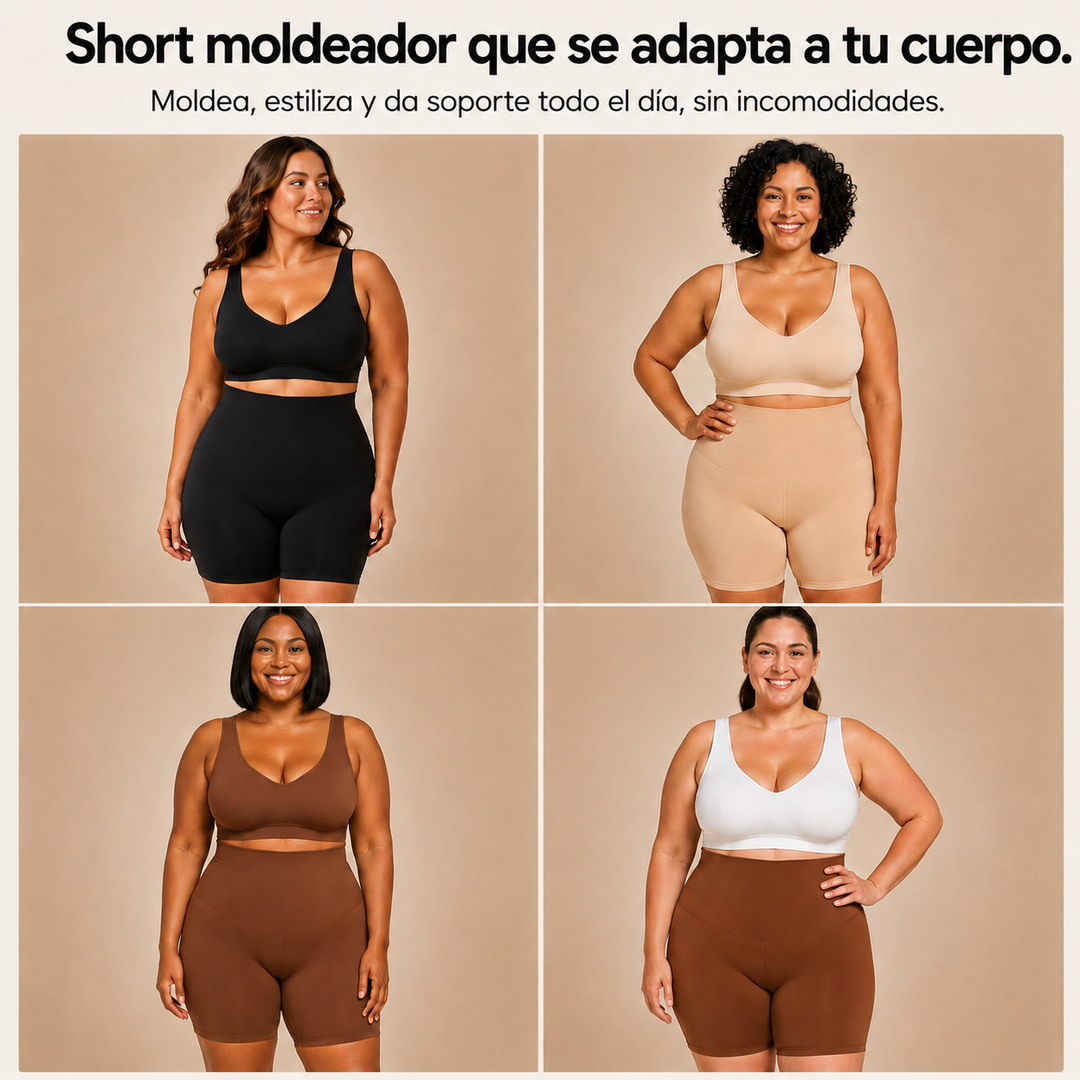 Short moldeador de tiro alto | Control abdomen