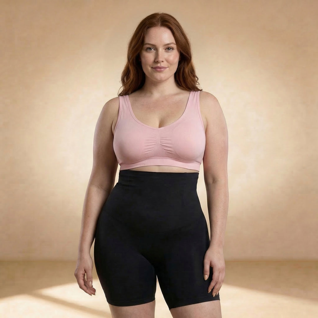 Sostén sin aros rosado tallas grandes Essenza